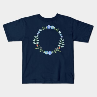 Floral Wreath Kids T-Shirt